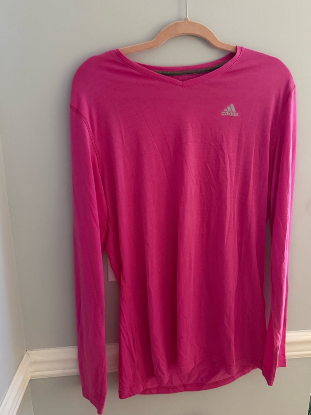 Adidas Hot Pink Climalite Shirt